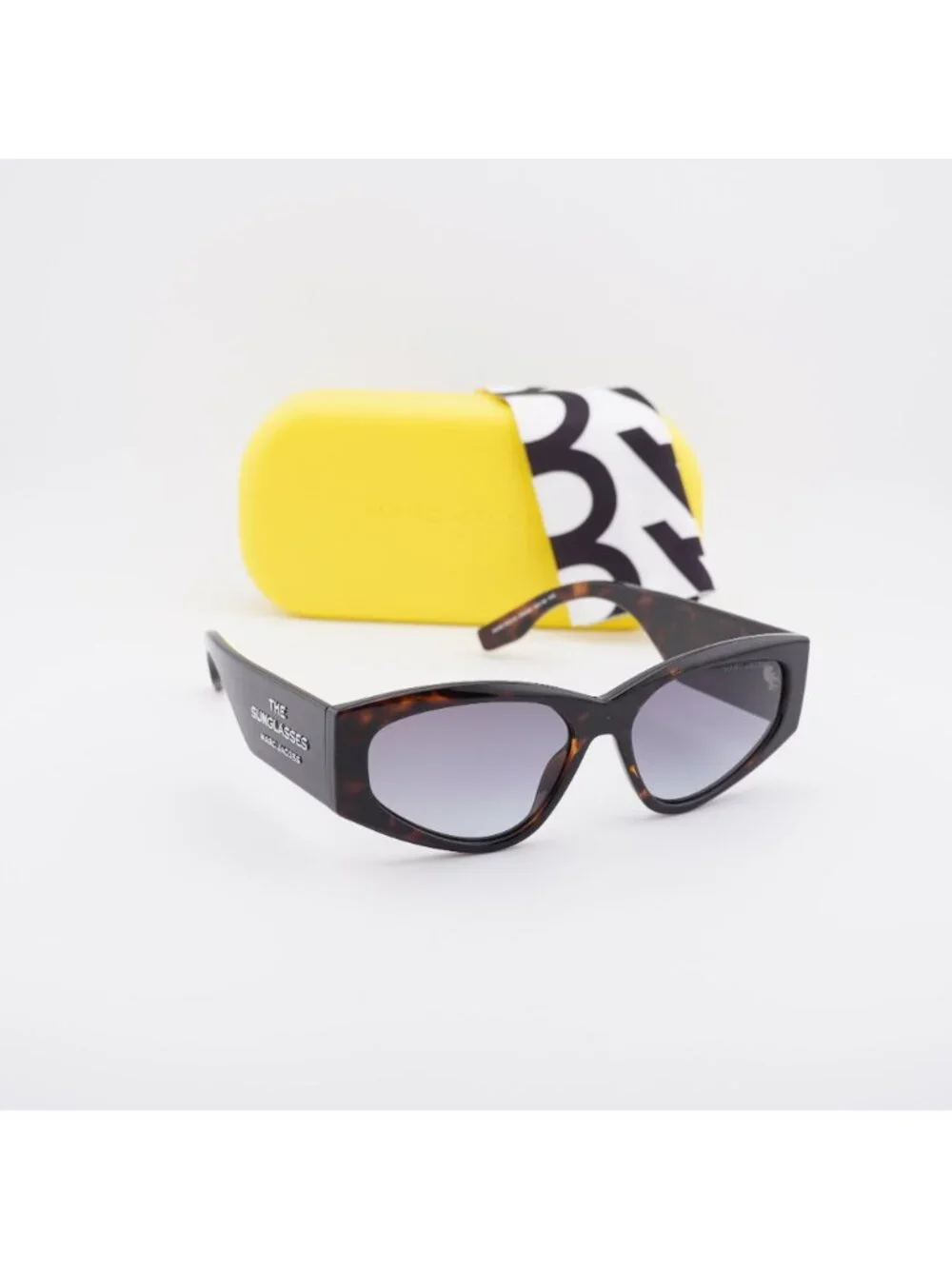 Marc Jacobs MARC 803/S 0086 GB Sunglasses Havana Cat Eye Frame, Grey Lenses